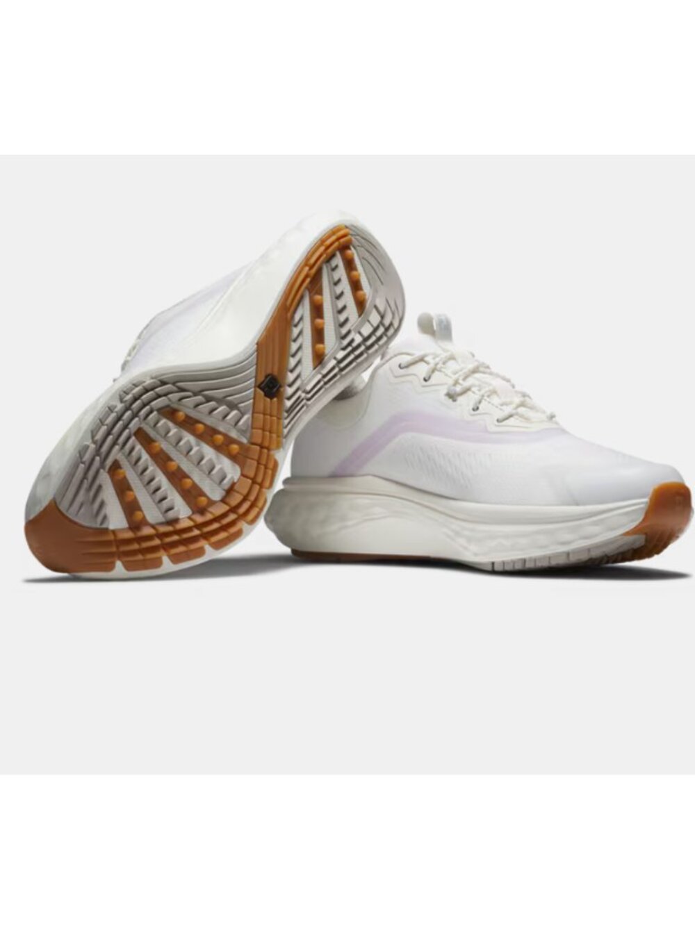 Footjoy | Quantum Golf Shoes WtrPrf Women | Cream + Purple |Sz-9 med | Worn ONCE